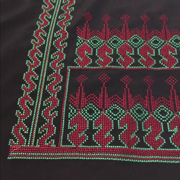 🏡Caftan Abaya Henna Dress Palestinian Embroidery Thobe Thoub - Picture 3 of 6